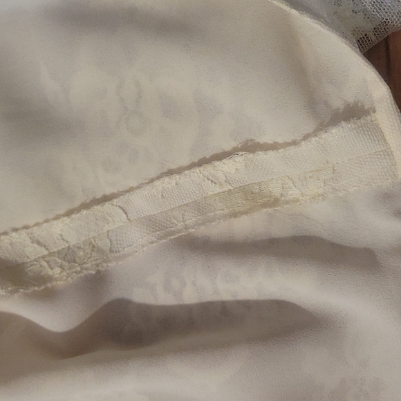 Vintage 60s 70s Ruffled Poet Blouse L - Picture 13 of 13